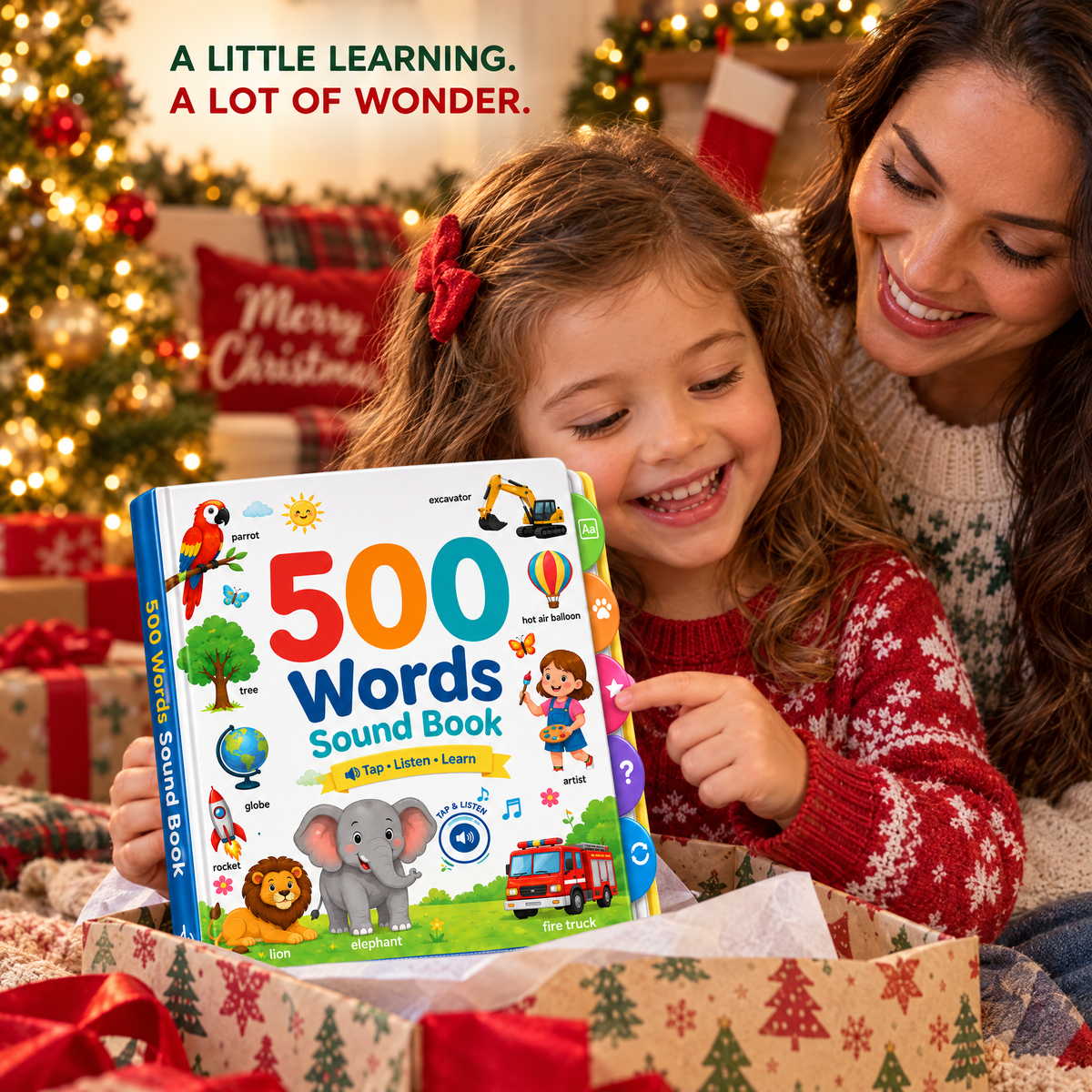 500 Words Interactive Sound Book for Kids