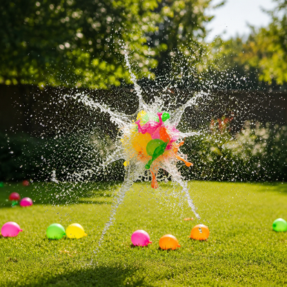 Water Balloons with Quick Fill – 111 Pcs Summer Fun Pack