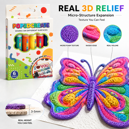 Save 50% by ordering today丨Ave79® 3D Relief Art Pen – Turn Flat Drawings Into Touchable 3D Art🪄