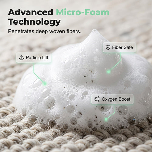 Waterless Carpet Foam Stain Remover with Towel.